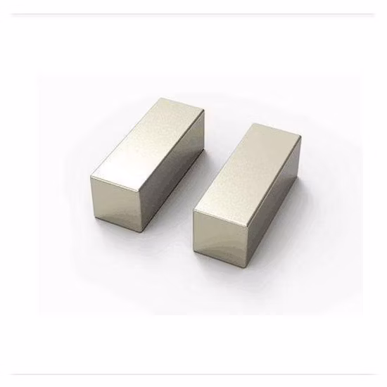 Magnete permanente N35 NdFeB di grandi dimensioni con rivestimento in nichel/zinco